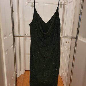 Brand new black sparkly Bisou Bisou size 12  bodycon dress.